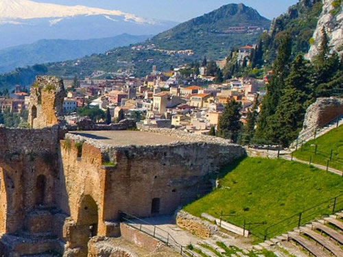 storia taormina foto